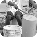 NYC Bucket Drummer