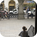 Sitting On City Stoop