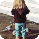 Children Feeding Birds